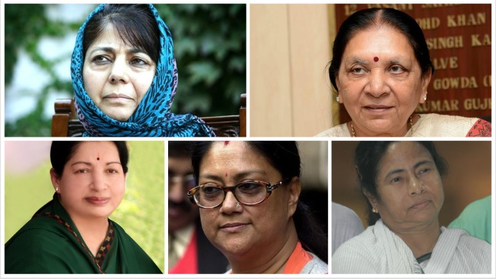 Woman Chief Miniters in India as of June 2016